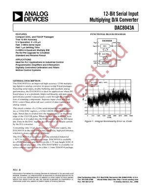 DAC8043AFPZ datasheet  